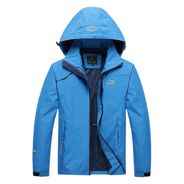 Veste Randonnée Imperméable Respirante Homme Taille L Automne Nylon