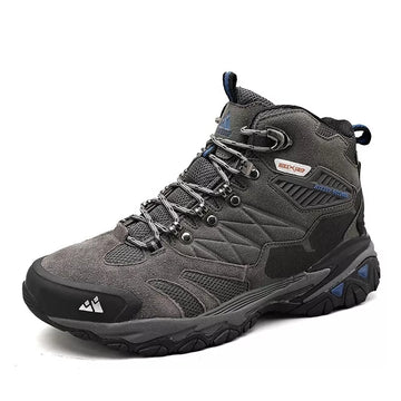 Bottes Randonnée Homme Hiver en Cuir Suédé – Chaudes et Antidérapantes, Idéales pour Trekking et Combat