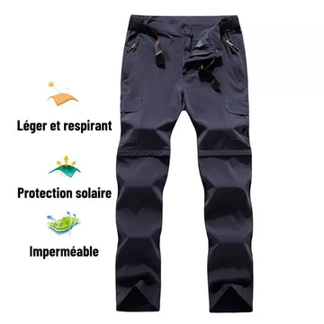 Pantalon De Randonnée Femme Convertible Léger À Sèche Rapide Protection UV