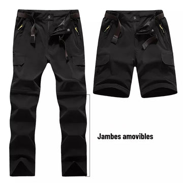 Pantalon De Randonnée Femme Convertible Léger À Sèche Rapide Protection UV