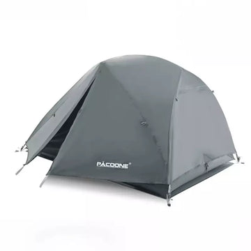 Tente de Trekking 2 Places Ultra-Légère – 201T Polyester, Étanche 3000 mm+, Double Couche, 4 Saisons, Arceaux en Aluminium