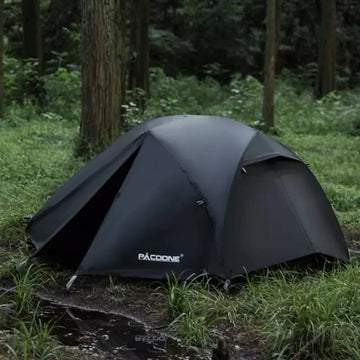 Tente de Trekking 2 Places Ultra-Légère – 201T Polyester, Étanche 3000 mm+, Double Couche, 4 Saisons, Arceaux en Aluminium