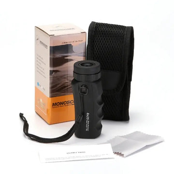 Monoculaire de Randonnée HD 8x25 – Portée 1000m, Oculaire 18mm, Compact, Léger 350g, Structure Plastique