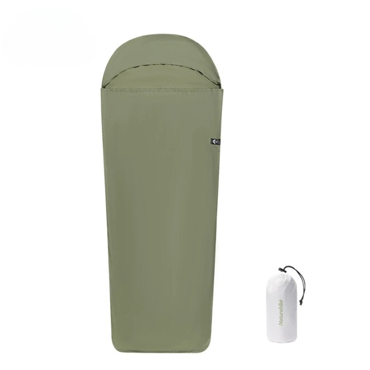 Sac de Couchage Été Ultra-Léger 128g – Nylon & Soie Respirant, 210x80 cm, Confort >15°C